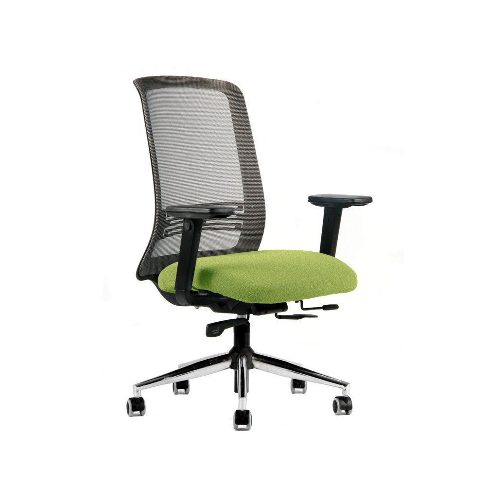 Silla Güd Executive Black. Base Cromada